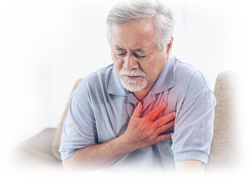 Người đàn ông bị đau tim
