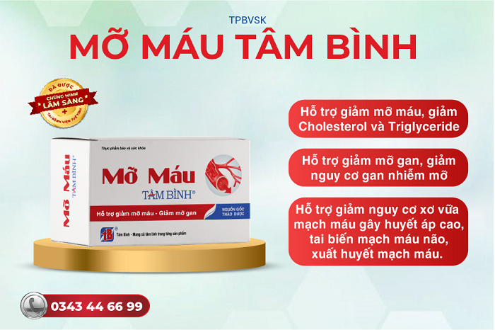 Mỡ máu tâm bình 